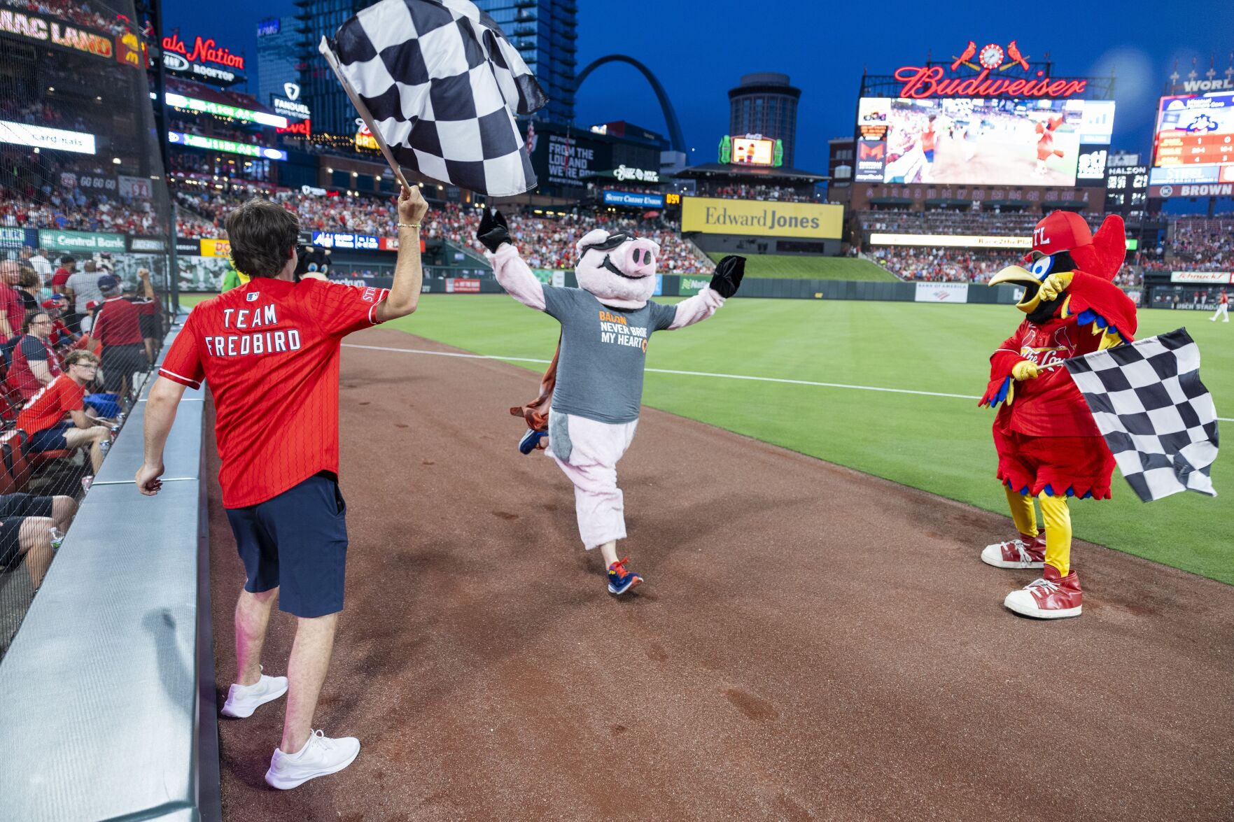 Team Fredbird takes the stage